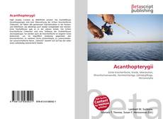 Couverture de Acanthopterygii