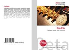 Buchcover von Osadnik