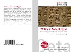 Copertina di Writing in Ancient Egypt