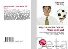 Buchcover von Department for Culture, Media and Sport