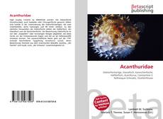 Couverture de Acanthuridae