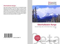 Capa do livro de Oberhalbstein Range 