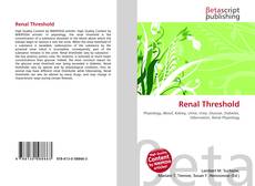 Bookcover of Renal Threshold