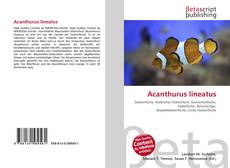 Portada del libro de Acanthurus lineatus