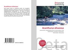 Couverture de Acanthurus olivaceus