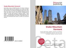 Capa do livro de Snake Mountain Vermont 