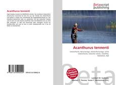 Capa do livro de Acanthurus tennenti 