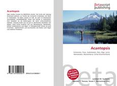 Capa do livro de Acantopsis 