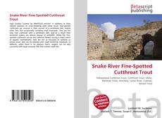 Capa do livro de Snake River Fine-Spotted Cutthroat Trout 