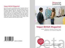 Capa do livro de Vogue (British Magazine) 