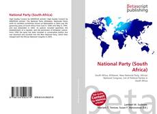 Capa do livro de National Party (South Africa) 