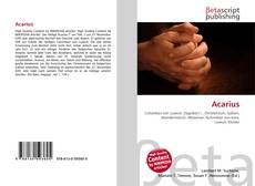 Couverture de Acarius