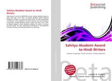 Copertina di Sahitya Akademi Award to Hindi Writers