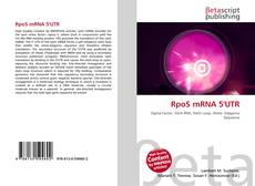 Capa do livro de RpoS mRNA 5'UTR 