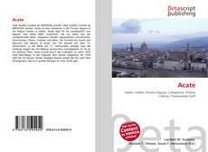 Copertina di Acate