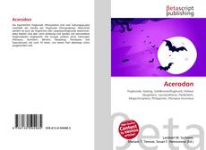 Обложка Acerodon