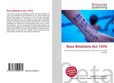 Copertina di Race Relations Act 1976