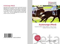 Acatenango (Pferd) kitap kapağı