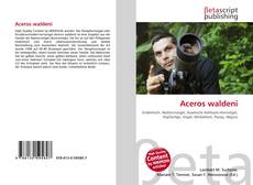 Couverture de Aceros waldeni
