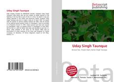Couverture de Uday Singh Taunque