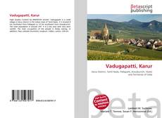 Portada del libro de Vadugapatti, Karur