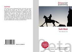 Capa do livro de Salt Riot 