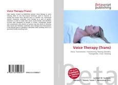 Voice Therapy (Trans)的封面