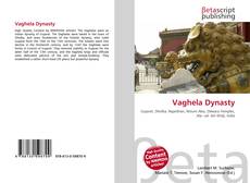 Bookcover of Vaghela Dynasty