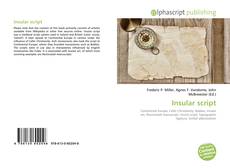 Bookcover of Insular script