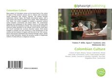 Colombian Culture kitap kapağı