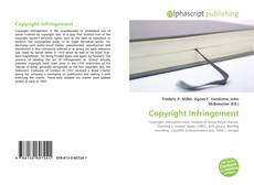 Bookcover of Copyright Infringement