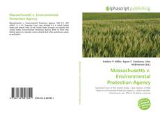 Bookcover of Massachusetts v. Environmental Protection Agency