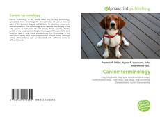 Buchcover von Canine terminology