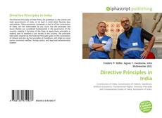 Couverture de Directive Principles in India