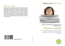 Bookcover of Discourse analysis