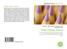 Couverture de Keble College, Oxford