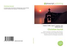Christian burial的封面