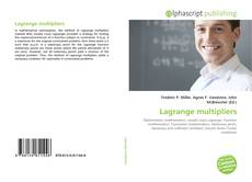 Bookcover of Lagrange multipliers