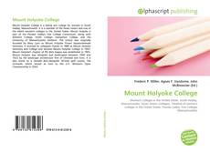 Couverture de Mount Holyoke College