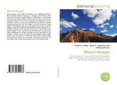 Buchcover von Mount Meager