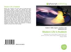 Buchcover von Modern Life Is Rubbish