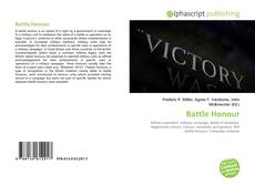Copertina di Battle Honour