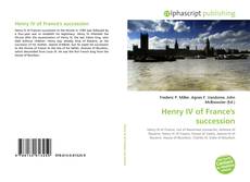 Henry IV of France's succession kitap kapağı