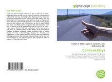 Capa do livro de Car-Free Days 