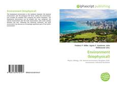 Bookcover of Environment (biophysical)