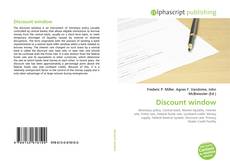 Buchcover von Discount window