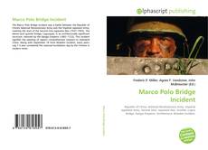 Bookcover of Marco Polo Bridge Incident