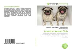 Bookcover of American Kennel Club