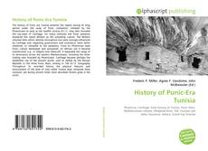 Bookcover of History of Punic-Era Tunisia