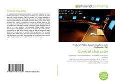 Bookcover of Control character